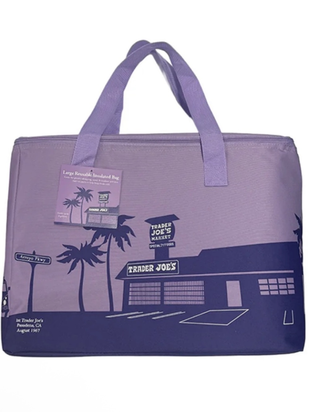 Trader Joe’s Reusable Insulated Bag Purple